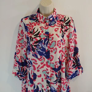 Love & Joy Kleid UK 12 Shirtkleid bunt - Bild 1 von 9