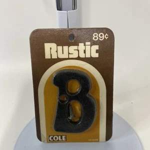 Vintage Cole Rustic Aluminum Cast Metal Mailbox Letters NOS Letter B - Picture 1 of 6