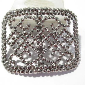 Riveted Steel Antique Shoe Buckle Single Made in France - Picture 1 of 3