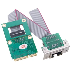 Mini PCI-E Network Card RTL8111H Mini PCIe Network Adapter LAN NIC Card for PC - Picture 1 of 11