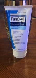 Panoxyl Acne Creamy Face Wash Benzoyl Peroxide 4% Daily Control 6 oz. - Picture 1 of 2