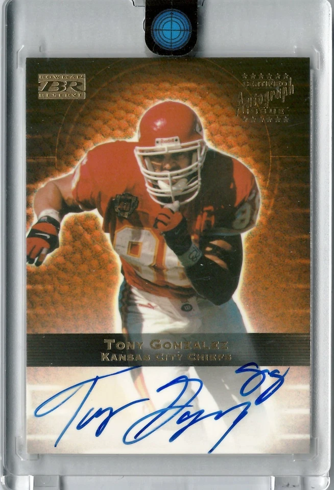 Tony González 2000 Bowman Reserve novato en tarjeta inscripción autógrafa #TG automático Foto 1 de 2