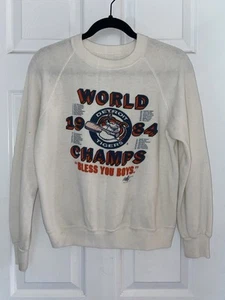 SUDADERA MANGA LARGA DETROIT TIGERS 1984 CAMPEONES DEL MUNDO Bless You Boys ver descripción - Imagen 1 de 13