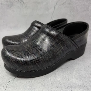 Dansko Clogs Schuhe glänzend Cross-Hatch Schuhe Slipper Gr. 39 US 8,5 - 9 M - Bild 1 von 11