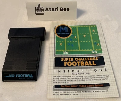 TESTED Football VGC M Network 1982 W/Manual Atari 2600 - Video - Image 1 of 4
