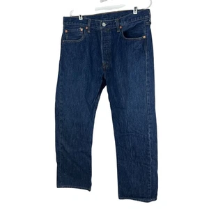 Levis 501 Original Fit Mens Jeans W34 L29 Made In Egypt Water - Picture 1 of 7