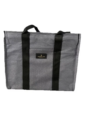 Bolso de Mano London Fog Grande de Lona Gris Nuevo con Etiquetas Foto 1 de 4