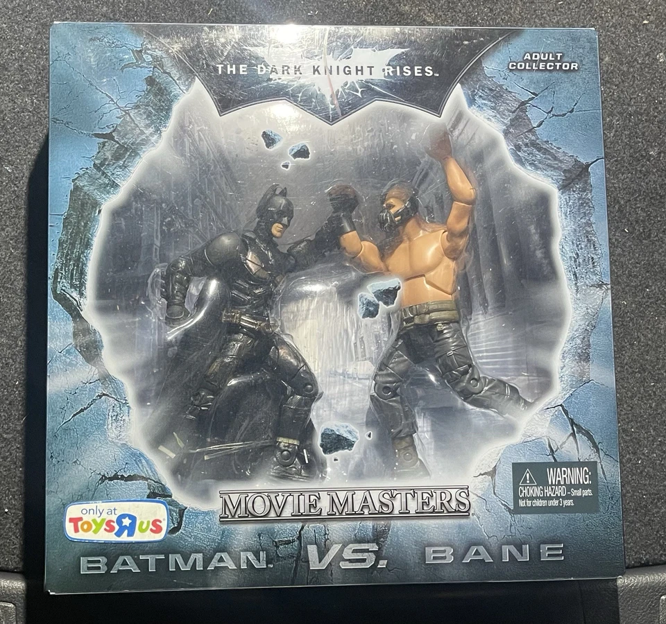 Conjunto de bonecos de ação Movie Masters The Dark Knight Rises Batman vs Bane - Exclusivo - Imagem 1 de 1