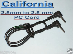 Cable de sincronización FLASH PC de 12" 12 pulgadas 2,5 mm a 2,5 mm  - Imagen 1 de 6