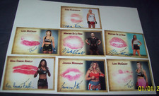 Seven (7) Collectors Expo UFC/MMA Fighters Autographed Kiss Cards