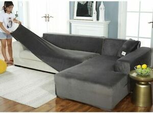 Elastic Sofa Cover All-inclusive Velvet Luxury Slipcover Couch For Living Room