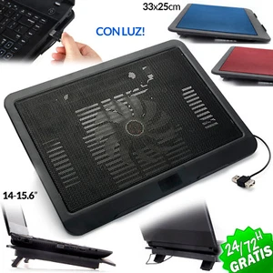 Cooling Stand For Laptop 9" To 15.6" USB Super Fan LED - Picture 1 of 17