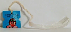 DE COLECCIÓN 1960 CRACKER JACK PARACAÍDAS HOMBRE LG NARANJA MANOS JUGUETE - Imagen 1 de 2