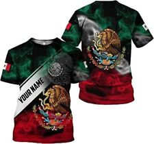 Personalized Mexico Shirt, Camisas de Mexico Customized Mexican Shirts Mexican F