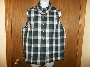 NEW WOMEN'S BAXTER & WELLS QUILTED VEST NAVY BLUE GREEN SIZE S MSP $30.00 - Picture 1 of 6