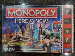 NEW Monopoly Here and Now Board Game - US Edition, Sealed! - Picture 1 of 4