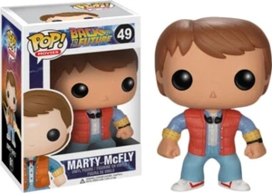 BACK TO THE FUTURE- MARTY McFLY 3.75" POP  MOVIES VINYL FIGURE FUNKO 49 NEW - Picture 1 of 3