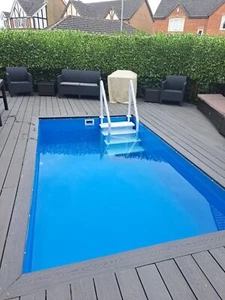 NEW Plunge Swimming Pool Fibreglass VARIOUS SIZES 3' 4' Deep UK MADE Koi In Grd - Picture 1 of 16