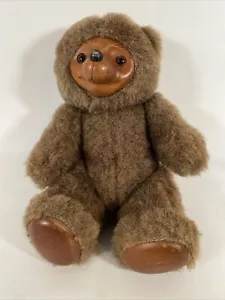 Robert Raikes Teddy Bear Sherwood Wood Face Jointed 9” Applause 1985 - Picture 1 of 7