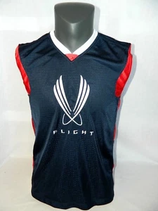 VTG NIKE Air Flight Wings Logo Youth XL Basketball Jersey ( 18 - 20 ) Blue Red  - Picture 1 of 9