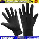 Winter Gloves Anti-slip Cycling Bike Gloves TouchScreen Windproof (Black)