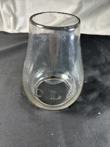 D.L. & W. D L & W 6 INCH CLEAR CAST GLOBE For BELL BOTTOM RAILROAD LANTERN - Picture 1 of 9
