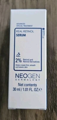 NEOGEN Dermalogy Real Retinol Serum 1.01 fl.oz/30ml Firms Smooths exp 5/2026 NEW - Image 1 of 4
