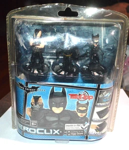DC Comics Dark Knight Series Heroclix 3 figure pack Batman Catwoman Bane - Picture 1 of 3
