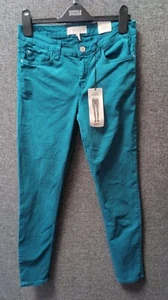 Mango Skinny Regular Fit Jeans Teal UK 10 RRP £19.99 LN054 MM 11 - Picture 1 of 5