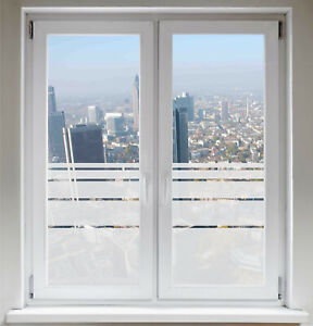 Sichtschutzfolie - Fensterfolie Glasdekorfolie - verschiedene Streifen G96 Deko