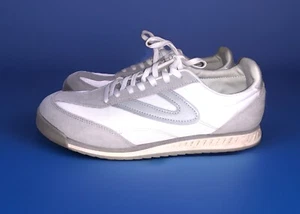 TRETORN Women's Kristine Casual Lace-Up Sneakers Shoes 9.5M White Gray - Picture 1 of 9