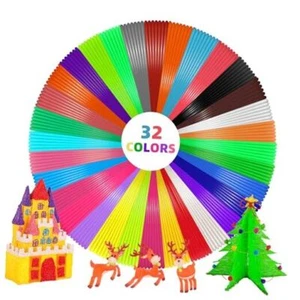 3D Pen Filament Refills 320ft Each Color 10 feet 1.75mm PLA 3D Pen 32 Colors - Picture 1 of 7