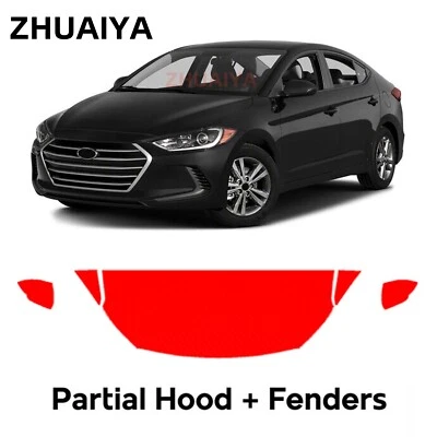 Hood Precut PPF Paint Protection Film For Hyundai Elantra 17-2018 - Изображение 1 из 4