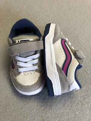 Vans Sneakers Toddler Boy's 5 New Hylane Pop Sidestripe Grey/Pink Casual Shoes - Image 1 of 4