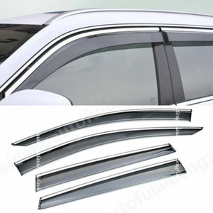 Parasoles de ventana lateral para Volvo S60 2019-2024 protector de lluvia para sol deflectores de ventilación - Imagen 1 de 6