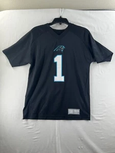 Carolina Panthers Cam Newton #1 Black Nike Jersey Youth Size XL NFL 18/20 - Picture 1 of 11