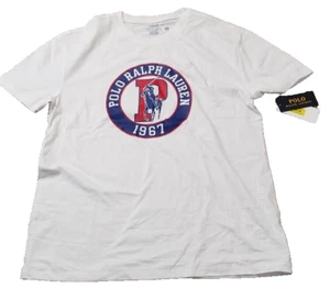 Polo Ralph Lauren White Cotton T Shirt Sm 42 x 27 1/2 in NwT Christmas Gift - Picture 1 of 4