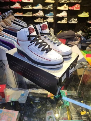 Talla 8 - Air Jordan 2 Retro Blanco Rojo Universitario 2004 Foto 1 de 4