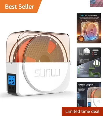 Caja secadora de filamento 3D con ventilador de circulación - Perfecto para 1,75 mm, 2,85 mm, 3,00 mm Foto 1 de 4