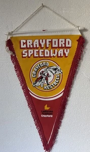 Vintage Crayford Kestrels Speedway Pennant - Picture 1 of 3