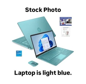 HP Laptop Touchscreen 17.3” - Light Blue - Office 365 - Intel - 1TB - Sealed Box - Picture 1 of 7