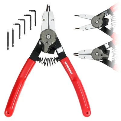 Powerbuilt Combo Switch Internal/External Snap Ring Pliers - 941456 - Image 1 of 4