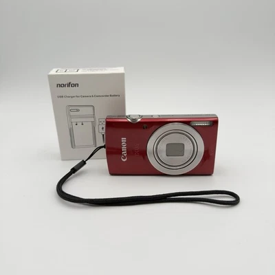Canon IXUS 185 Rot - Kompakte Digitalkamera - 20 MP - Getestet - Bild 1 von 4