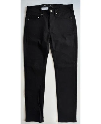 Pantalones de mezclilla PAUL SMITH para hombre 31 calce S negros ajustados elásticos nuevos con etiquetas Foto 1 de 4