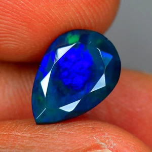 2.62Ct Supreme Rainbow 3D Flash Natural Solid Welo Black Fire Opal - Picture 1 of 1
