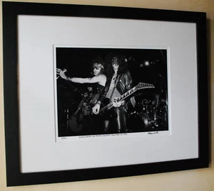 Guns N Roses Axl Rose Slash Jackson Gitarre 1986 Fine Art Foto signiert 13/100 - Bild 1 von 12