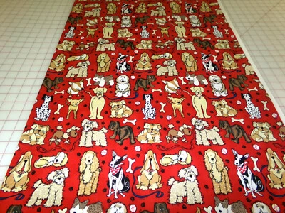 Robert Kaufman Fabric Whiskers & Tails #3417. Lorilynn Simms. 34x43. M25-585 - Image 1 of 4