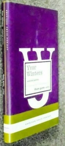 2003 YVOR WINTERS "Selected Poems" VG FIRST HC w DJ THOM GUNN - Chip Kidd cover - Bild 1 von 4