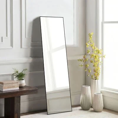 HOMEFLA Full Length Mirror Standing Hanging or Leaning Against Wall with Stand - Image 1 of 4