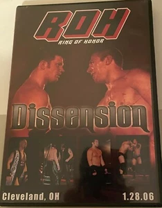 ROH Dissension 2006 DVD Ring Of Honor WWE AEW NXT TNA PWG ECW - Picture 1 of 2
